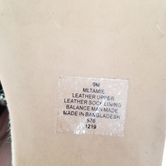 Marc Fisher Black Tamie Leather Studded Slide Sandals Size 9 Espadrille - Picture 4 of 10